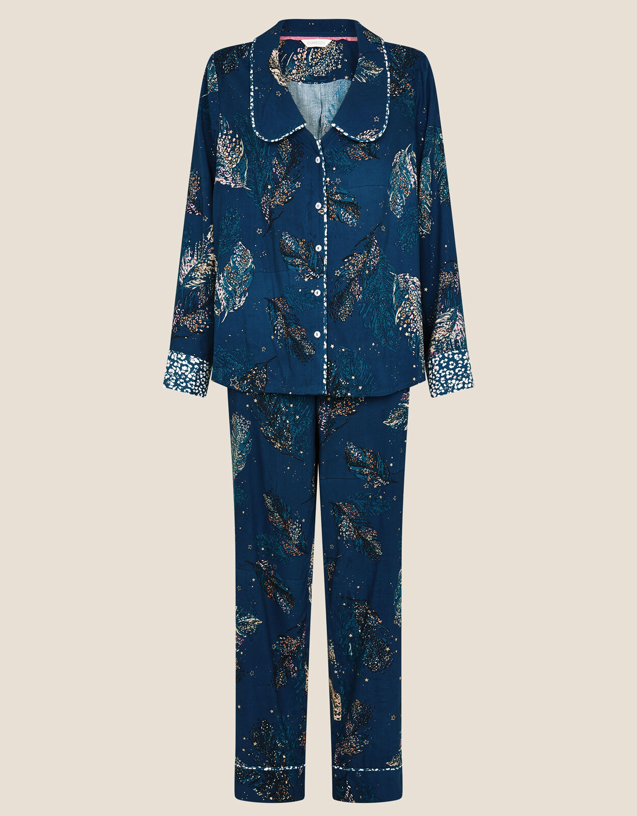 Feather print pyjamas discount