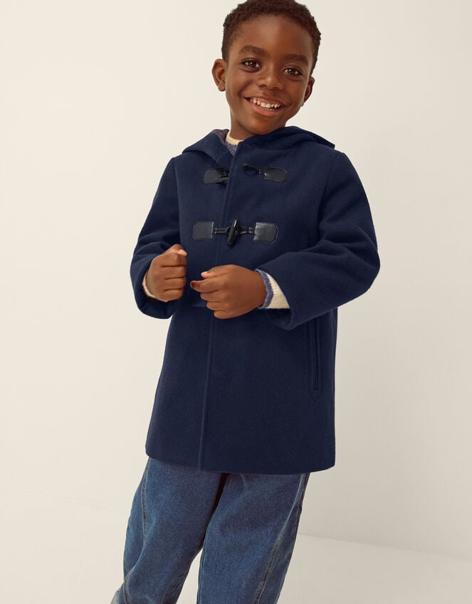 Duffle Coat, Blue (NAVY), large