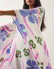 Fiona Maxi Print Kaftan, Ivory (IVORY), large