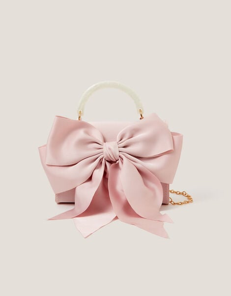 Satin Bow Bag, , large
