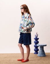 FRNCH Zizania Tile Print Jacket, Multi (MULTI), large