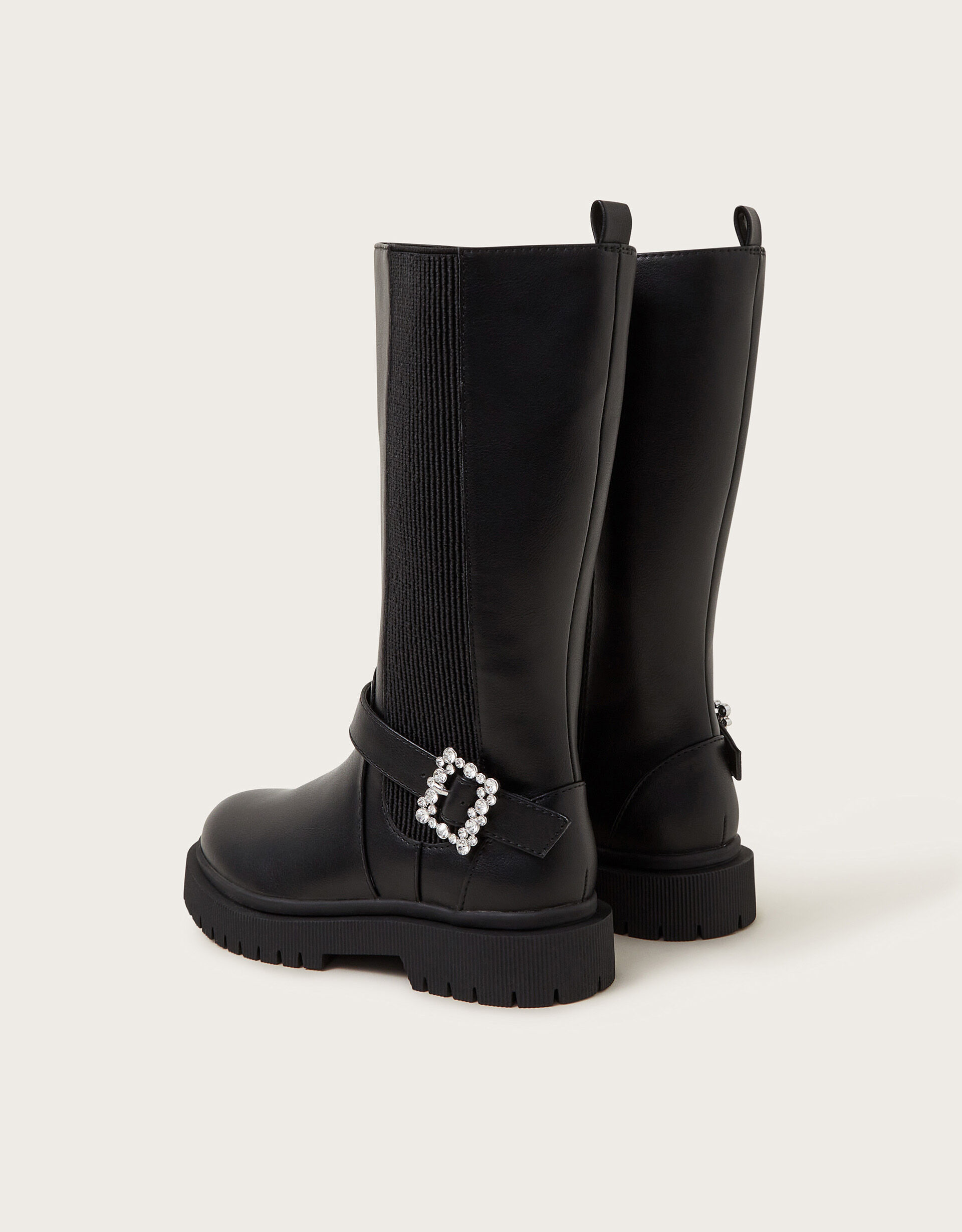Diamante over the knee boots hot sale