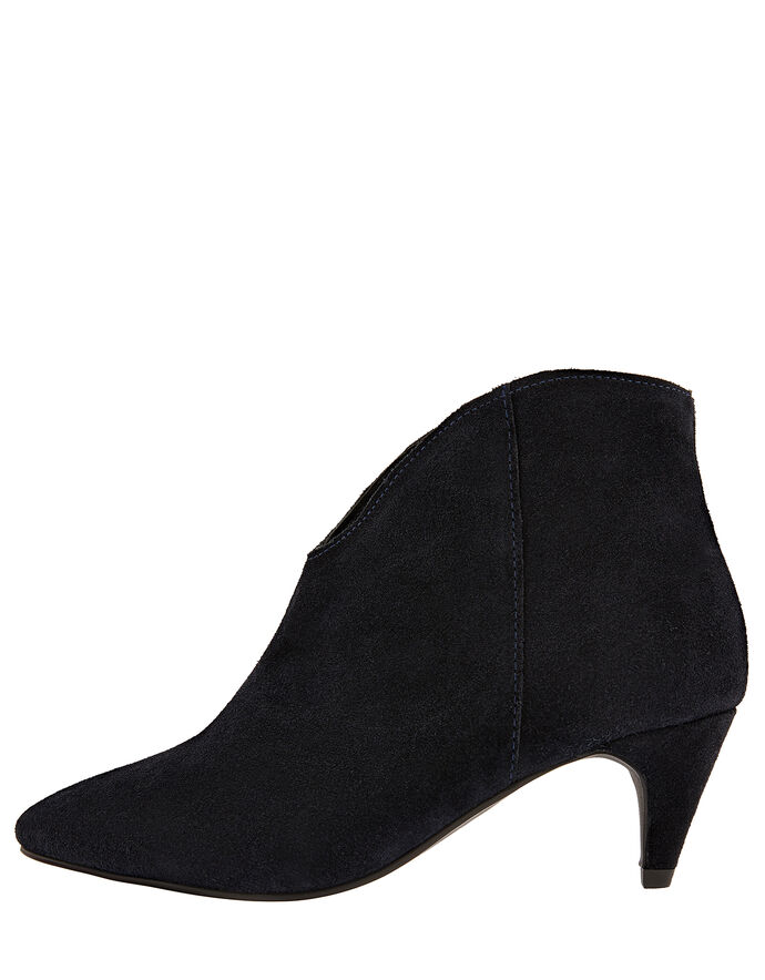 Low Vamp Suede Ankle Boots Blue Shoes Monsoon Global.