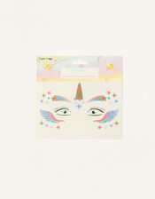 Rainbow Sky Dance Face Stickers, , large