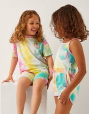 Tie-Dye Strappy Playsuit, Multi (MULTI), large