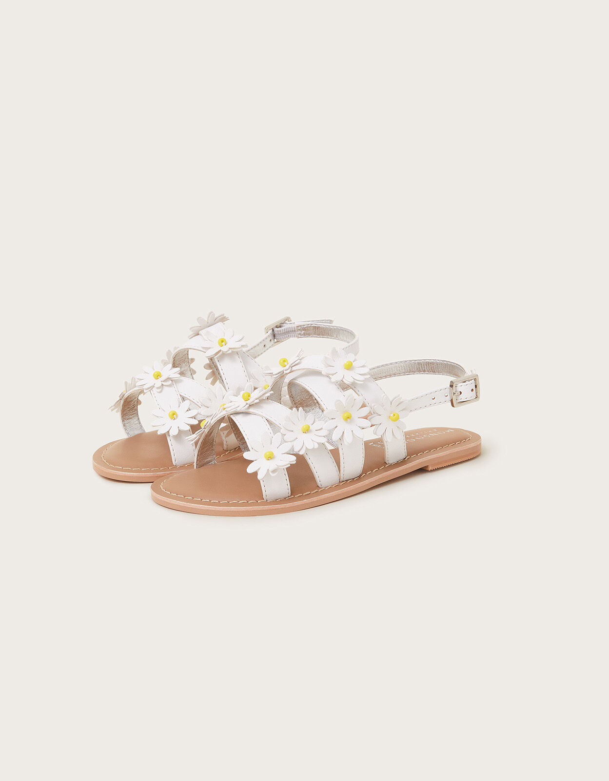 Daisy Strap Sandals White Girls Sandals Monsoon Global
