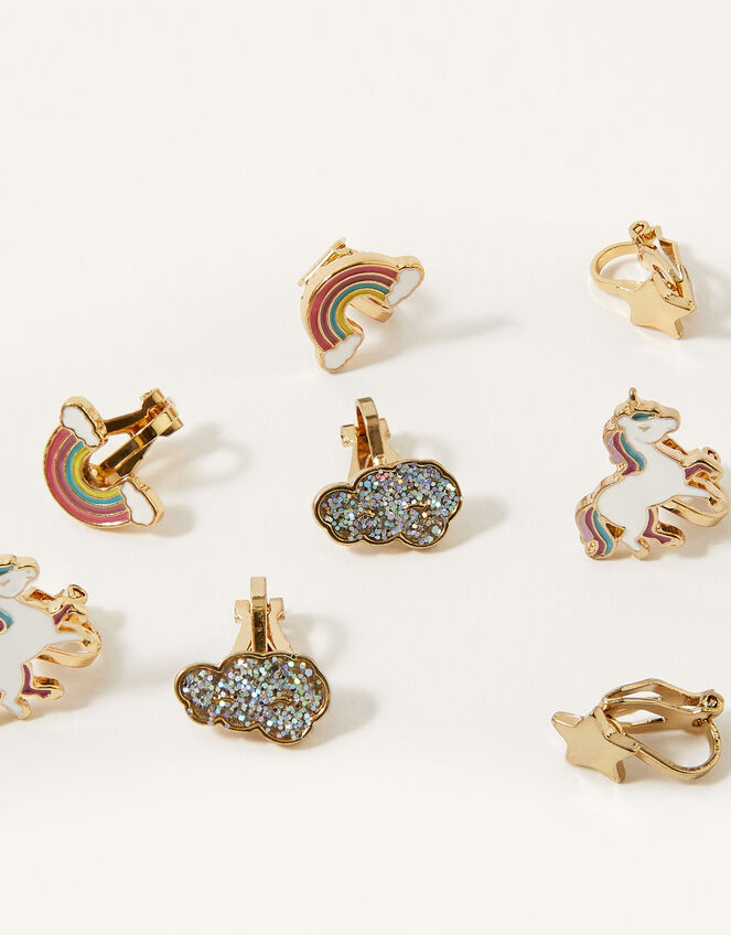 Stardust Unicorn Clip-On Earring Multipack, , large