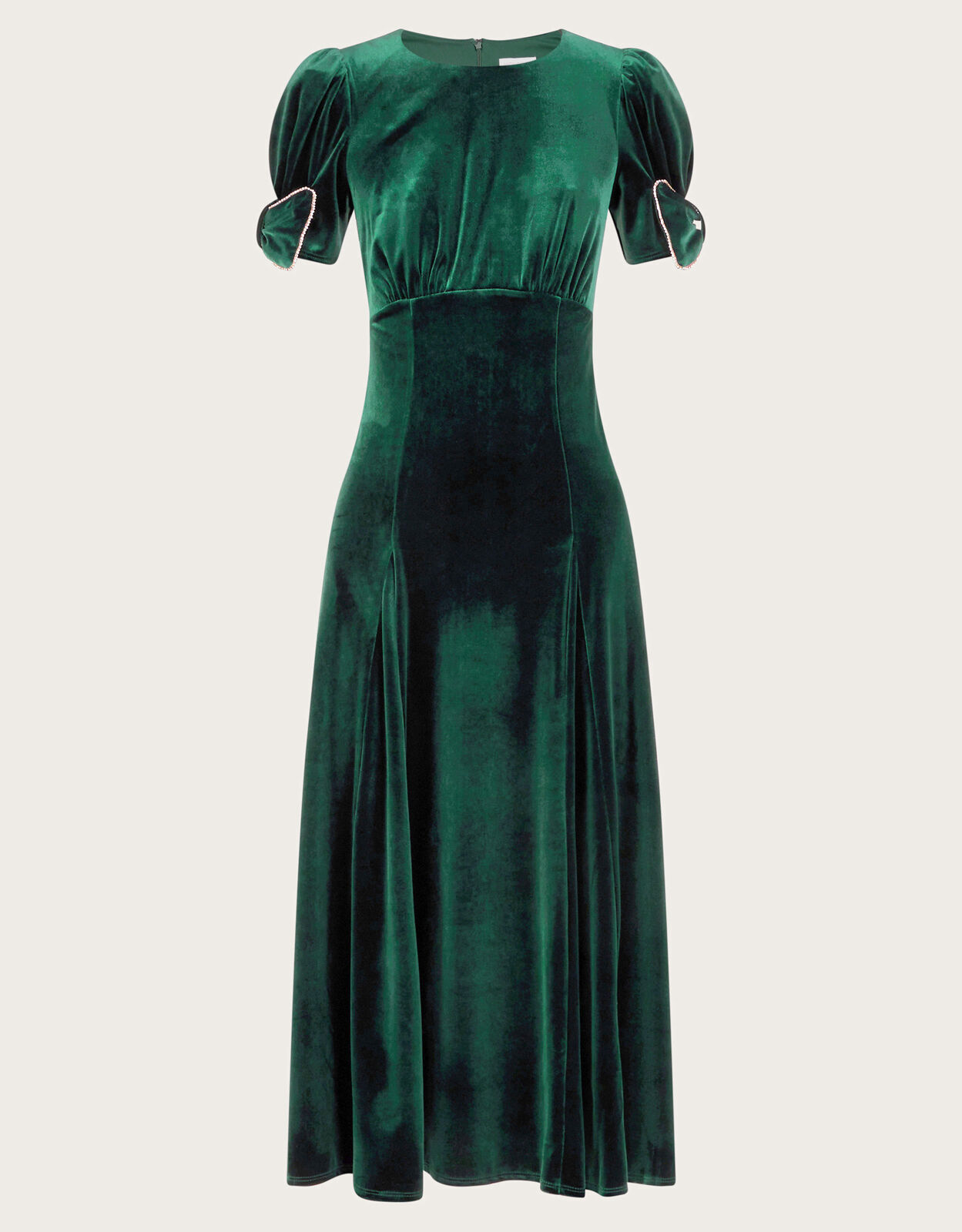 Monsoon green hotsell velvet dress