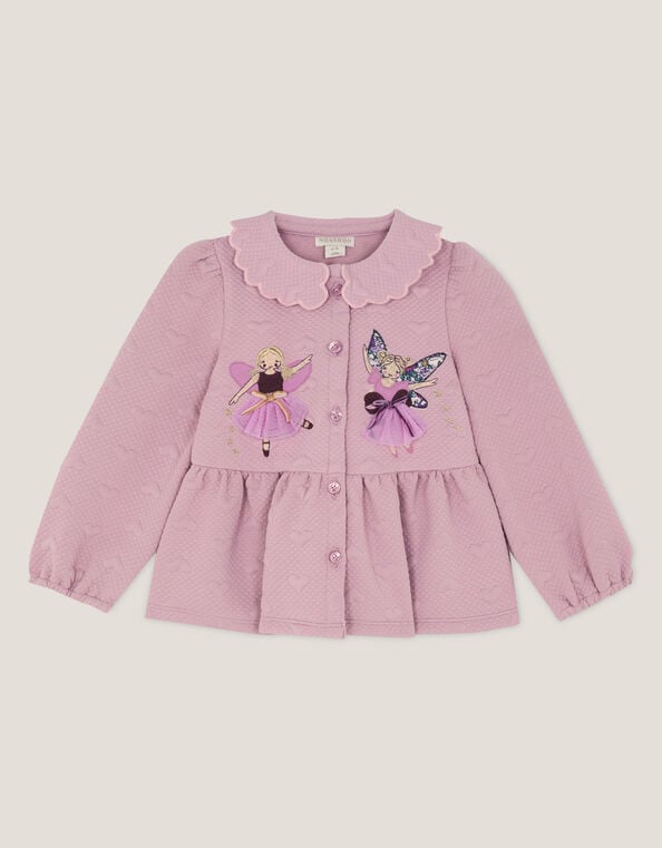 Baby Fairy Appliqu&eacute; Jacket, Pink (PINK), large