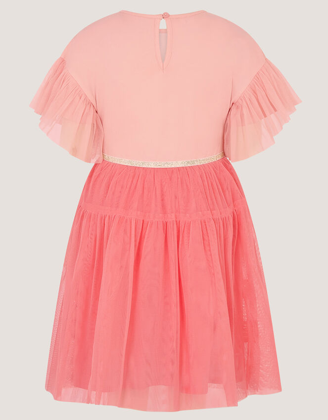 Sequin Unicorn Disco Dress, Pink (PINK), large