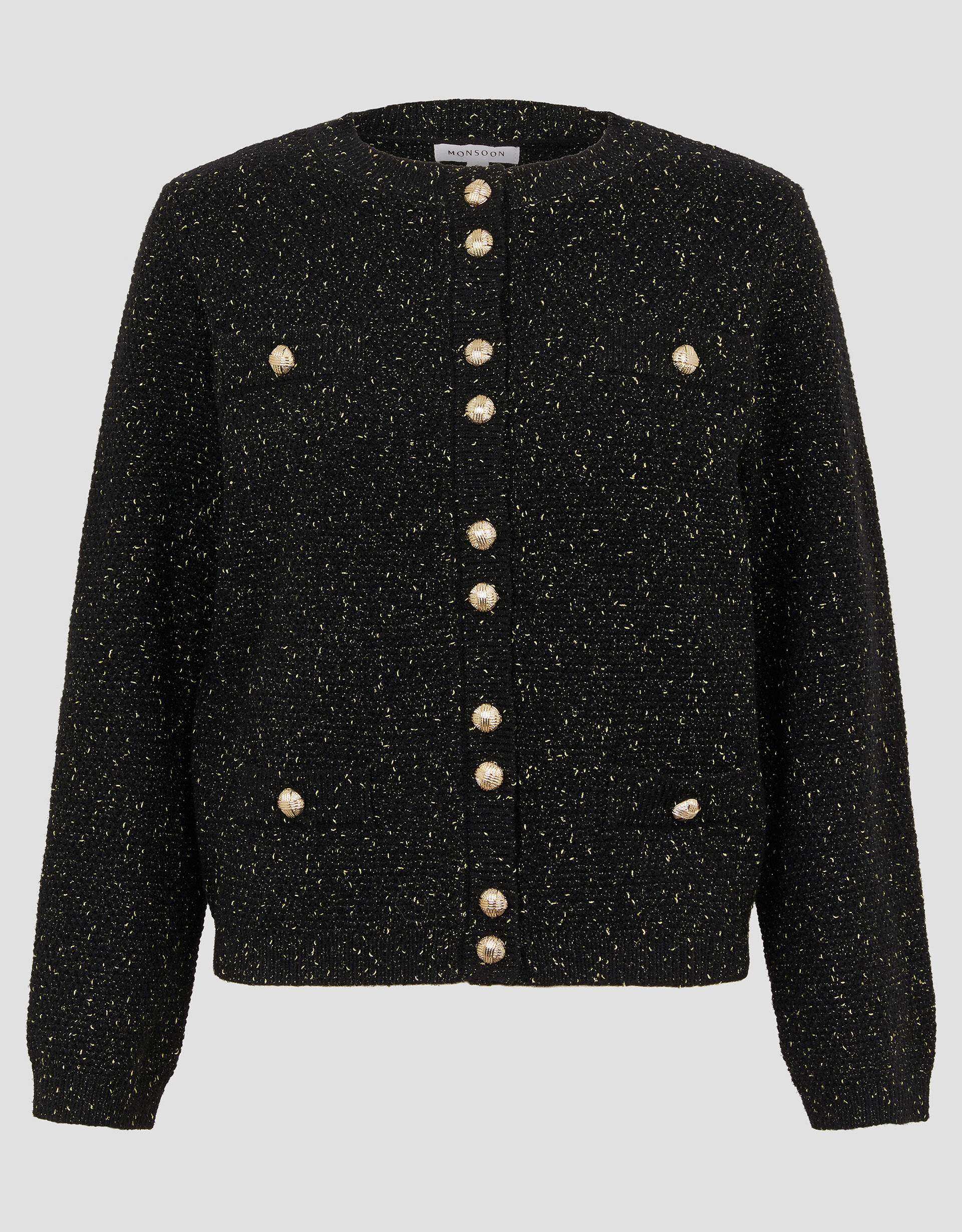 Smart black cardigan cheap
