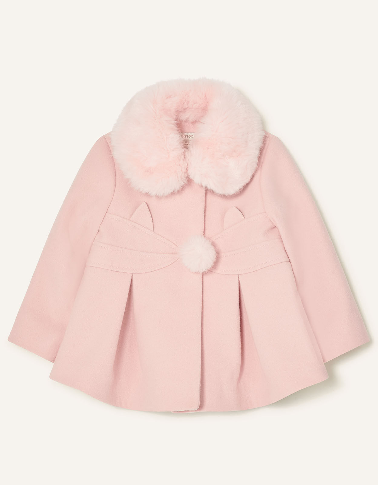 Monsoon baby girl coat clearance