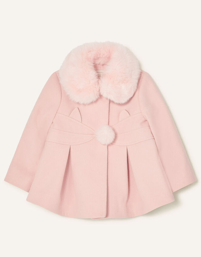 Baby Cat Coat, Pink (PALE PINK), large
