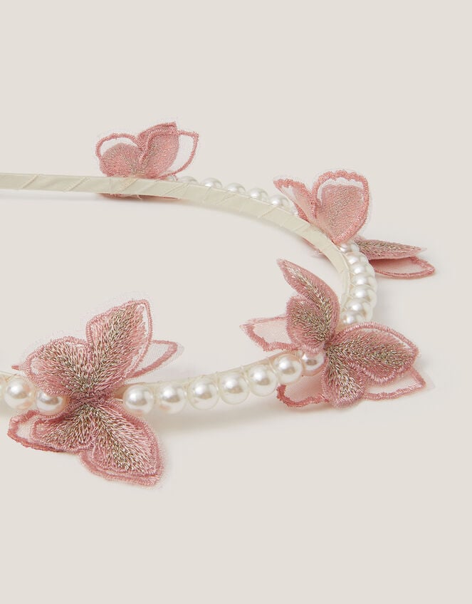 Butterfly Pearl Headband, , large