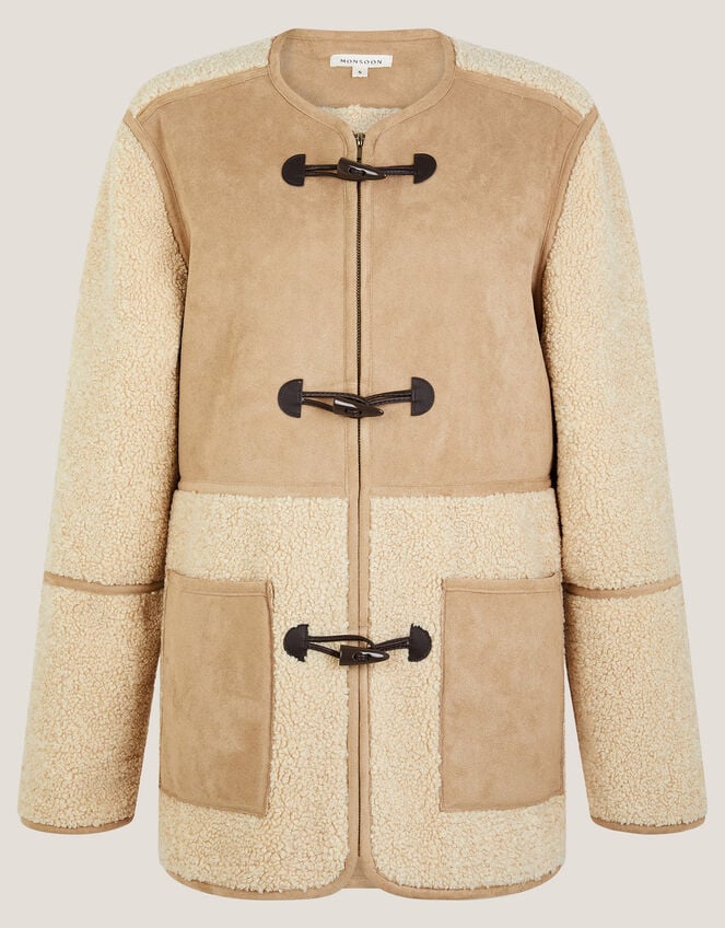 Teri Borg Duffle Jacket, Natural (STONE), large