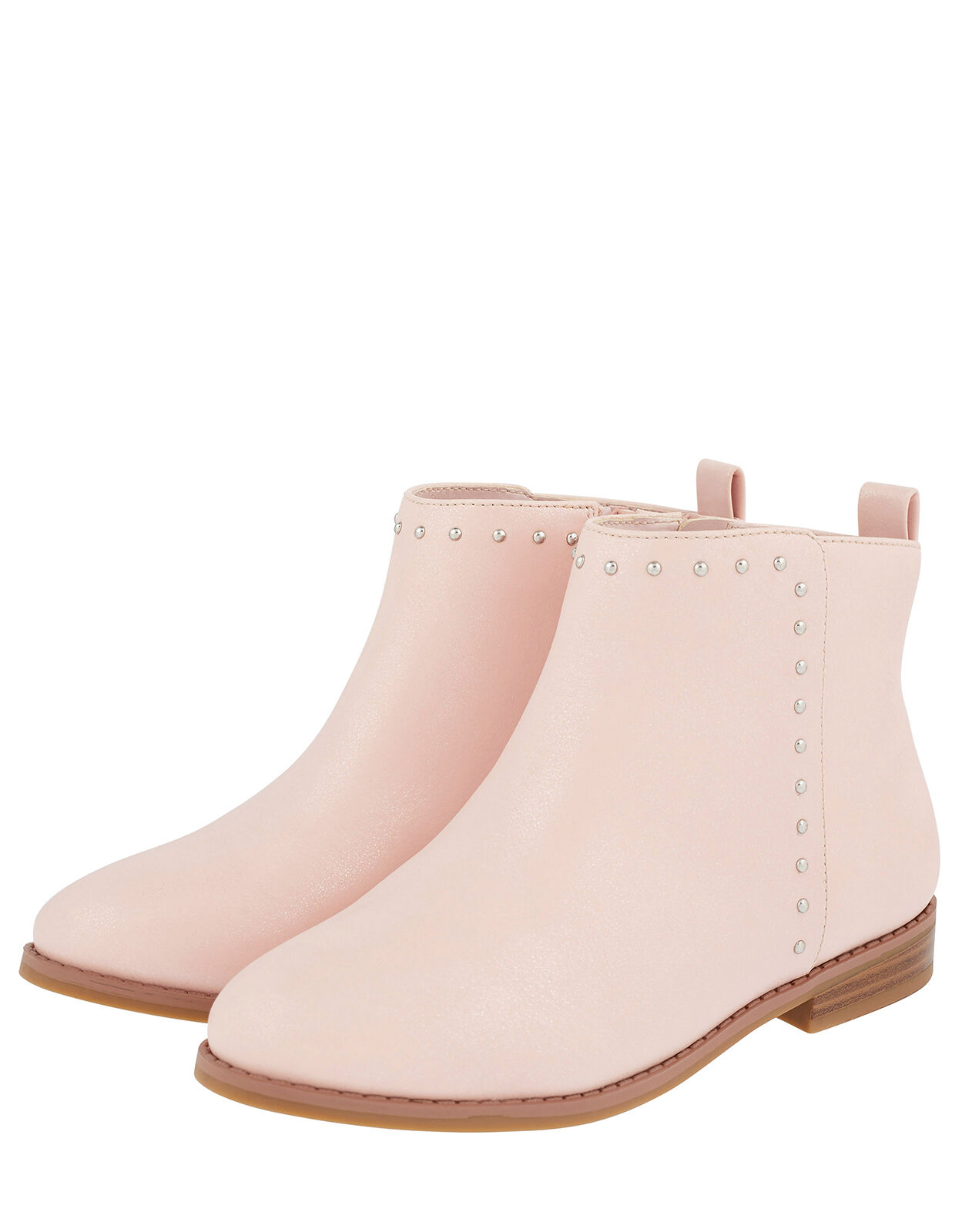 Latisha Stud Ankle Boots Pink Girls Boots Monsoon ROI