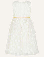 Orla 3D Flower Dress, Ivory (IVORY), large