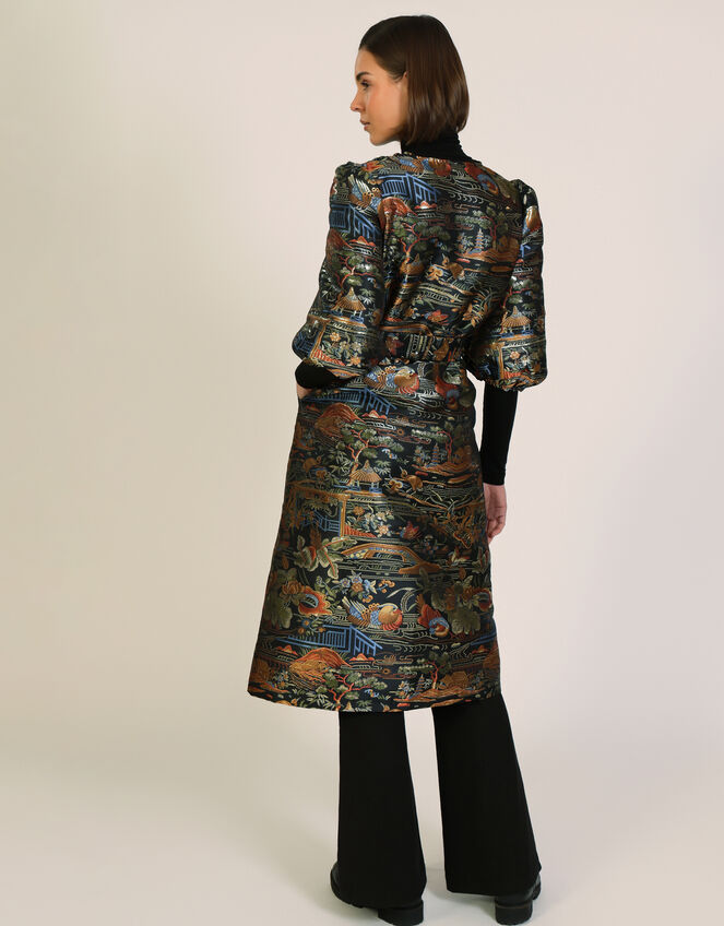 Traffic People Scenic Jacquard Duster Coat, Multi (MULTI), large