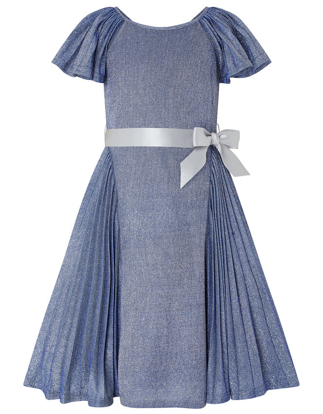 Mercury Metallic Dress, Blue (BLUE), large