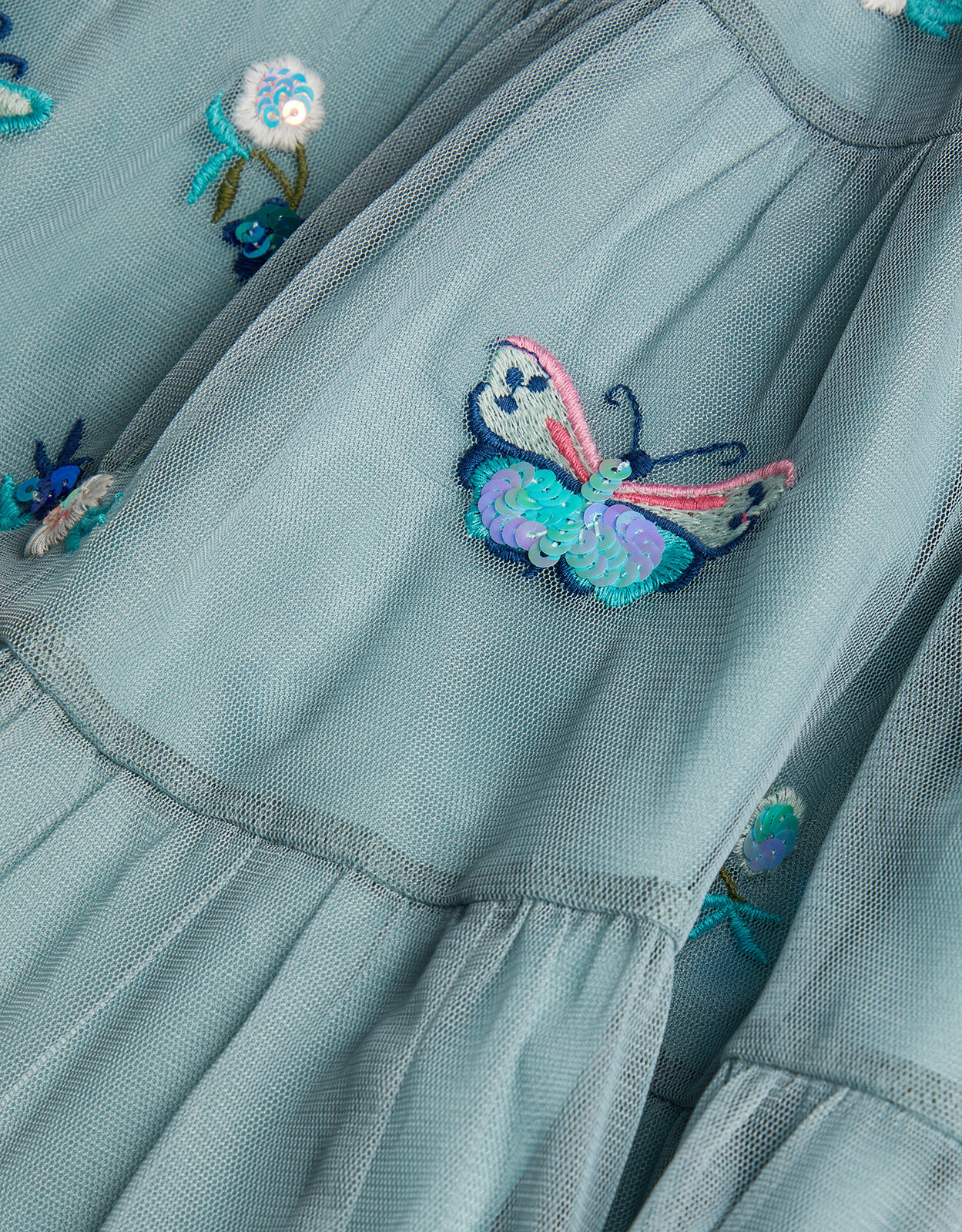 Butterfly embroidered dress 2025