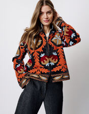 Moliin Claudia Embroidered Velvet Jacket, Multi (MULTI), large