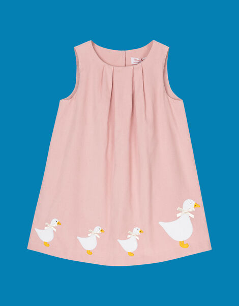 Trotters Jemima Corduroy Pinafore Dress Pink, Pink (PINK), large