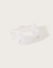 Communion Lacey Flutter Headband, , large