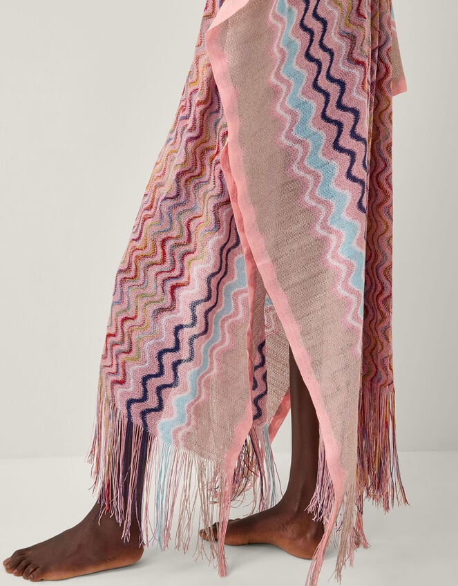 Catia Zig Zag Beach Cover Up, , large