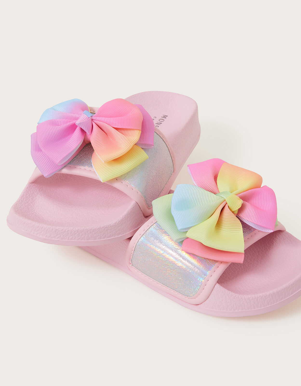 Girls rainbow top sliders