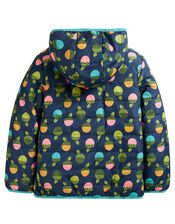 Frugi Reversible Toasty Trail Jacket, Blue (NAVY), large