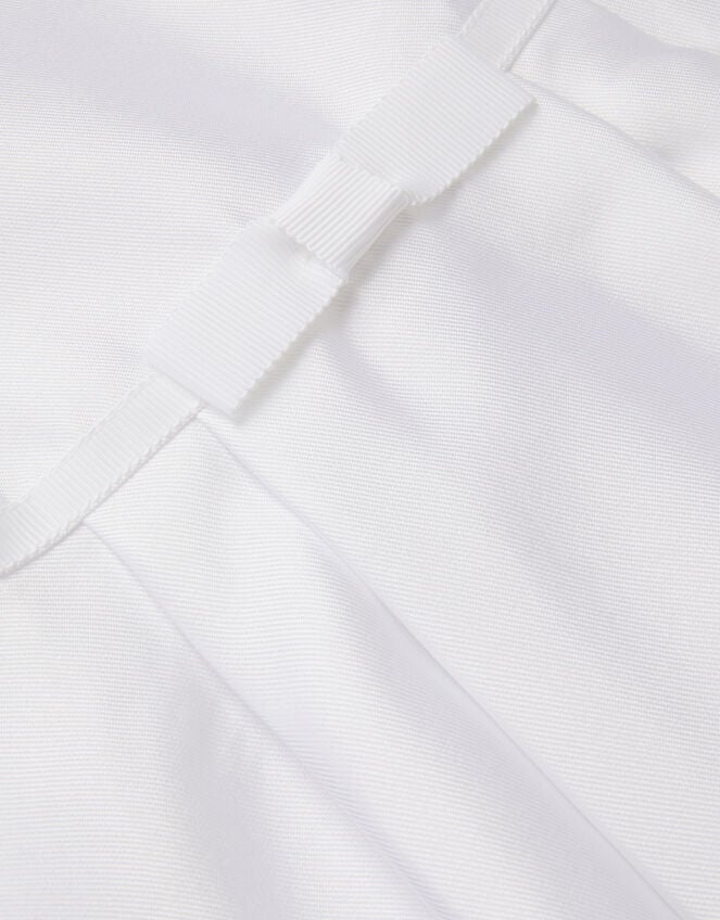 Sicily Pearl Collar Communion Dress, White (WHITE), large