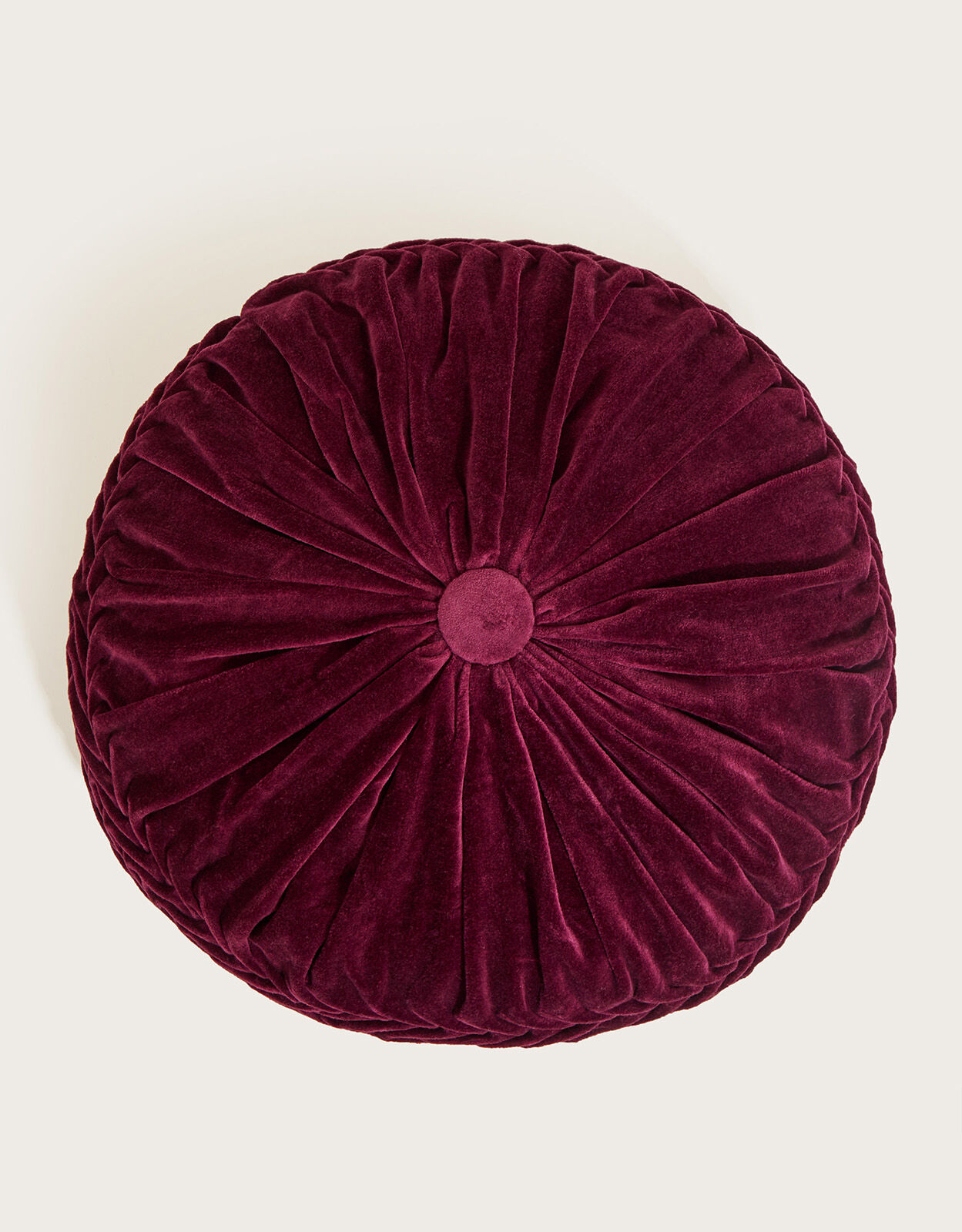 Round red cushions discount