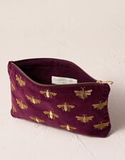 Elizabeth Scarlett Honey Bee Zip Pouch, , large