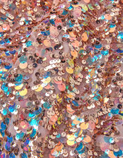 Sequin Party Dress, Gold (GOLD), large