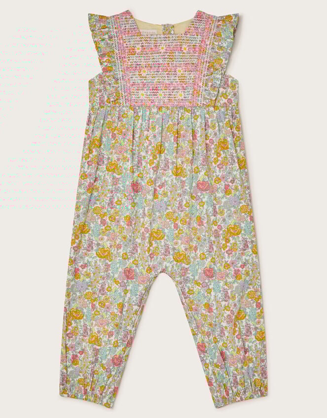 Baby Ditsy Flower Romper, Multi (MULTI), large
