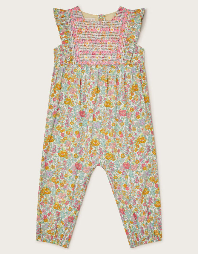 Baby Ditsy Flower Romper, Multi (MULTI), large