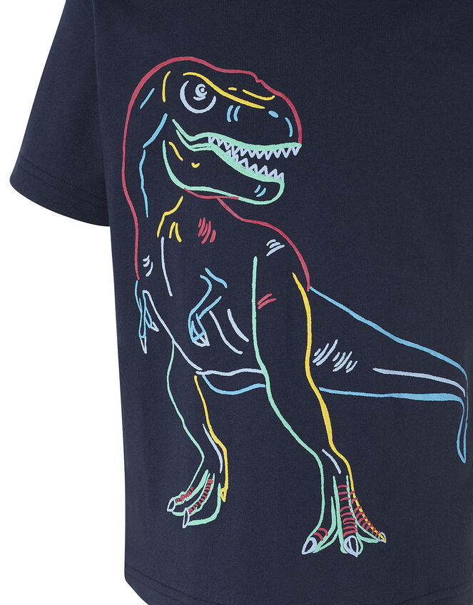 Dinosaur T-Shirt, Blue (NAVY), large