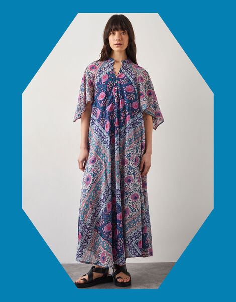East Emelia Floral Print Maxi Dress, Multi (MULTI), large