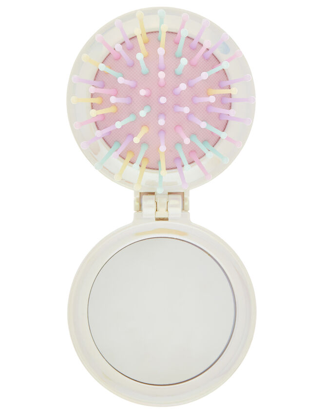 Supernova Unicorn Diamante Hairbrush, , large