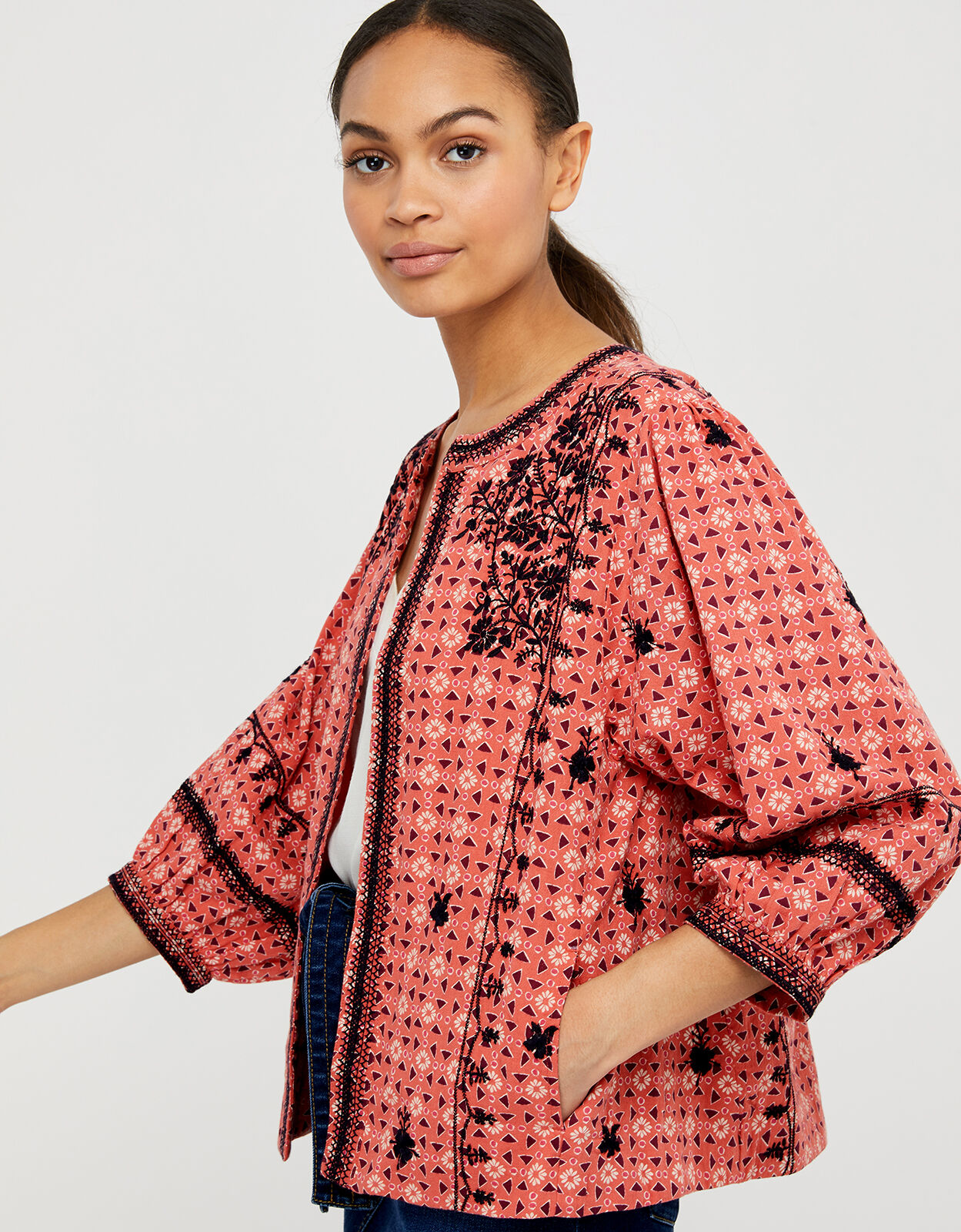 Monsoon deals orange jacket