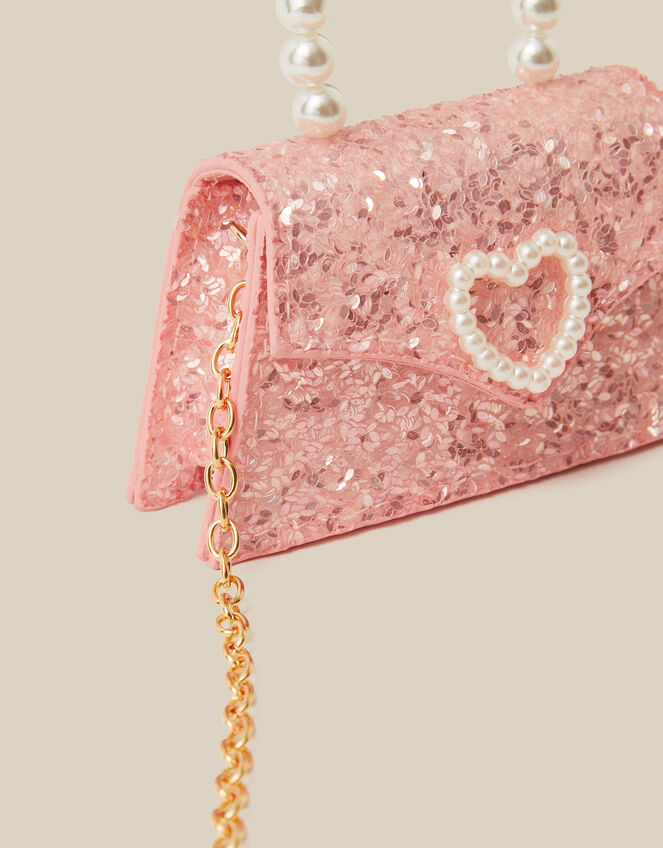 Mini Glitter Pearl Bag, , large
