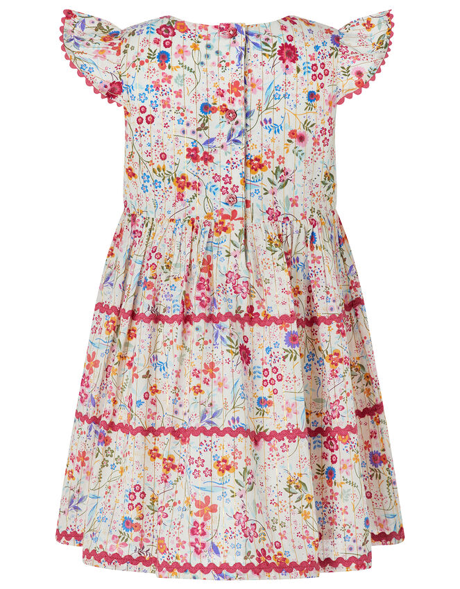Baby Constance Ditsy Floral Dress, Ivory (IVORY), large