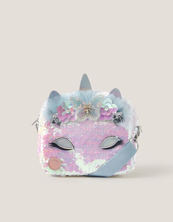 Unicorn 2-In-1 Sequin Crossbody Bag, , large