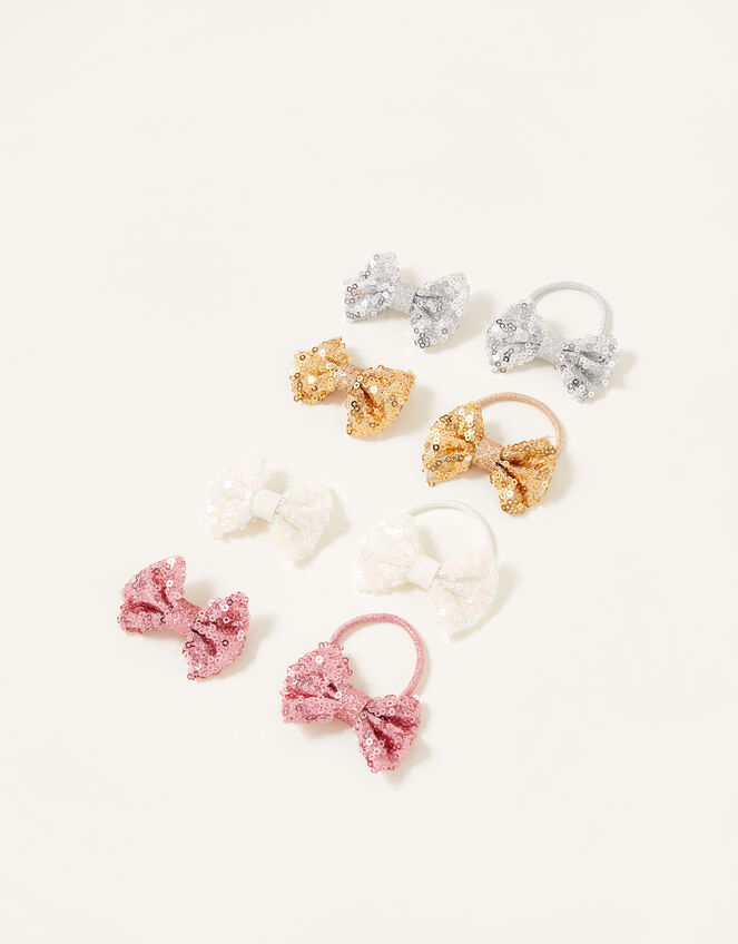 Sequin Bow Hair Accessory Set, , large