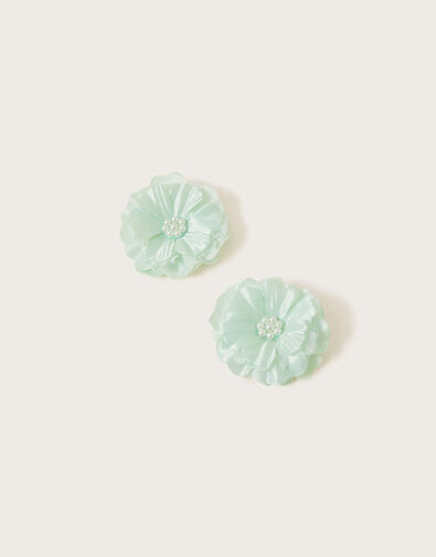 Nicole Lacey Flower Hair Clips Set of Two, , large