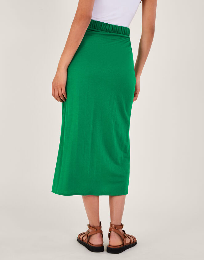 Winnie Wrap Midi Skirt, Green (GREEN), large