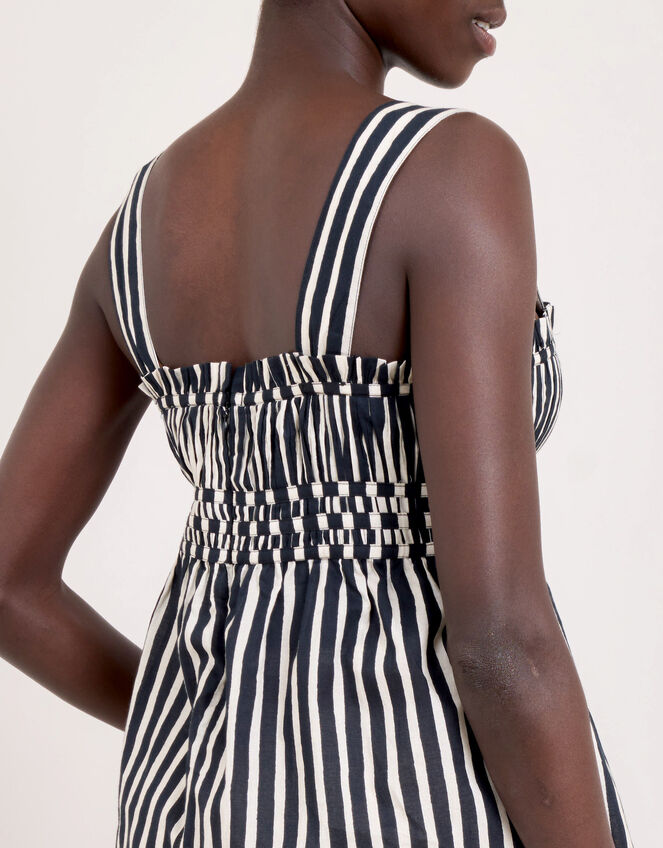 East Quinta Sleeveless Stripe Top, Black (BLACK WHITE), large
