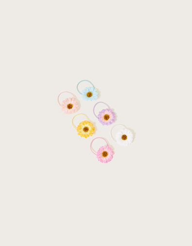 Sunny Sunflower Hair Bands 6 Pack, , large