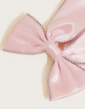 Sparkle Trim Bow Clip, , large