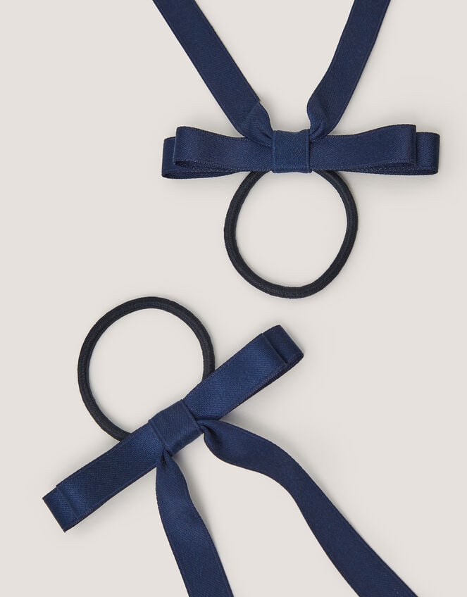 2-Pack Ribbon Bow School Hair Bands, , large